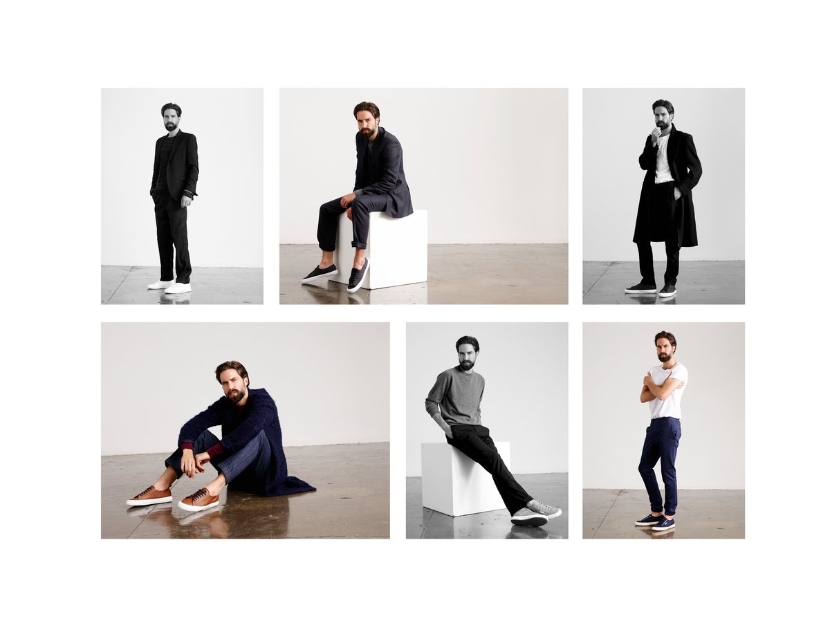 Jack Guinness testimonial della prima campagna maschile di Superga