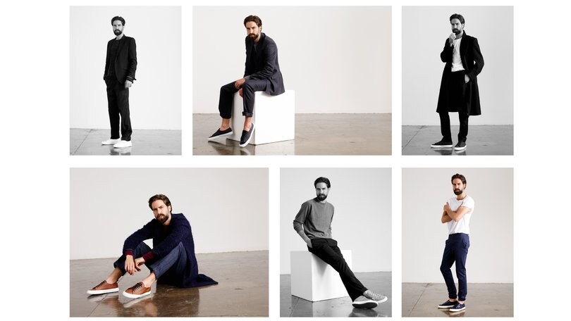 Jack Guinness testimonial della prima campagna maschile di Superga