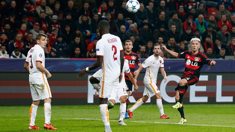 Champions League, Bayer Leverkusen-Roma 4-4: pazzo pareggio per i giallorossi