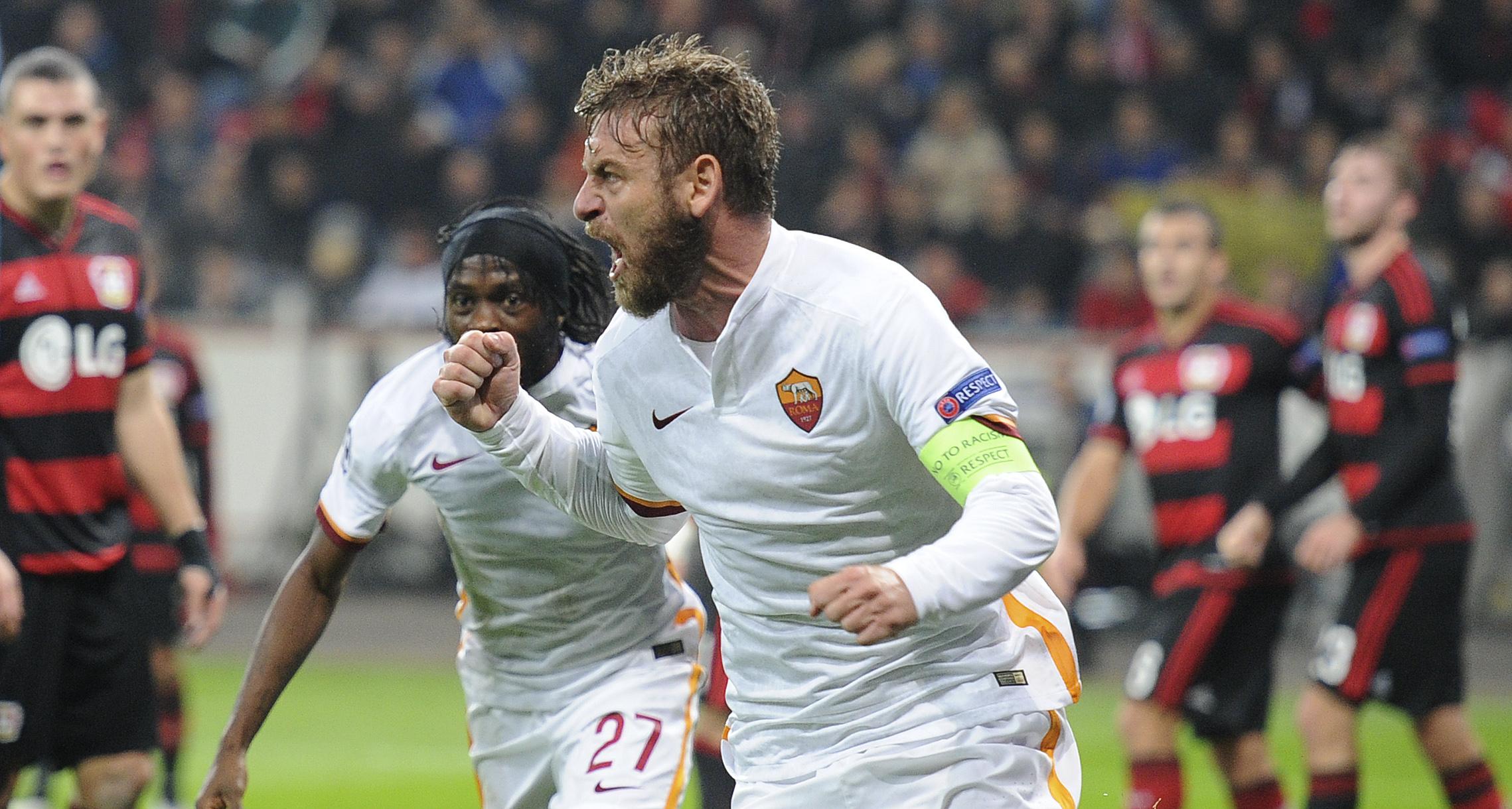 Roma, De Rossi a rischio per Firenze