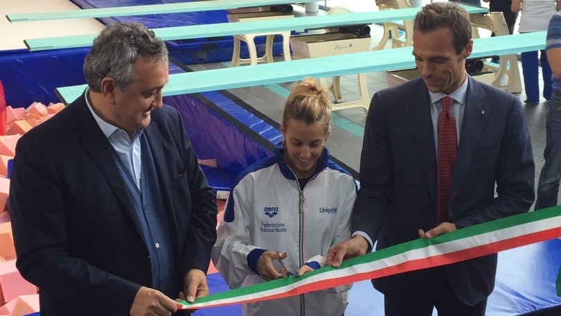 Inaugurata a Roma la palestra per i tuffi