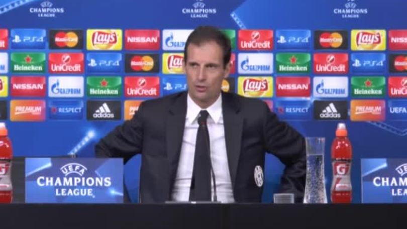 Allegri:"Bene la difesa, ma l'attacco deve fare di più"