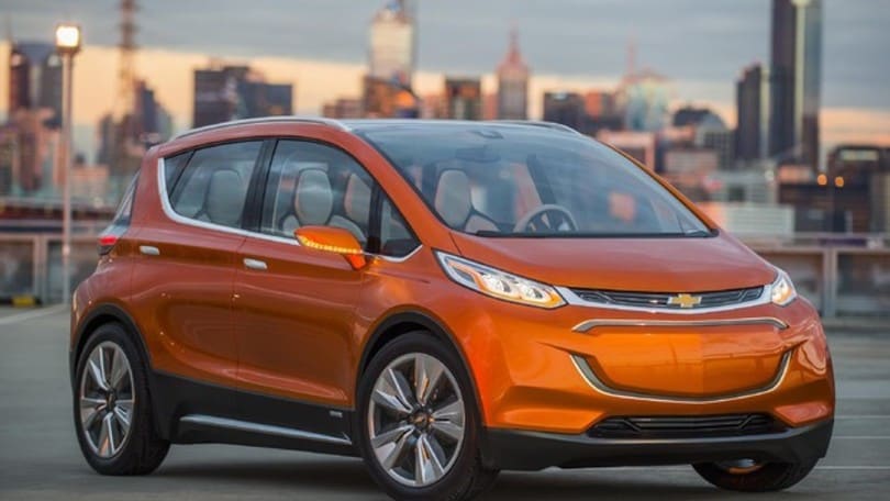 Chevrolet Bolt, elettrica da 300 km con batterie LG