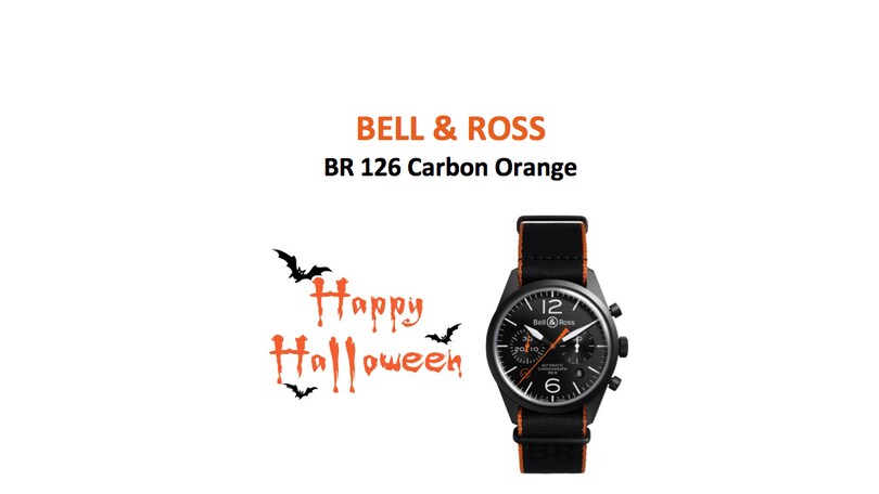 A tema Halloween con il BR 126 Carbon Orange di Bell & Ross