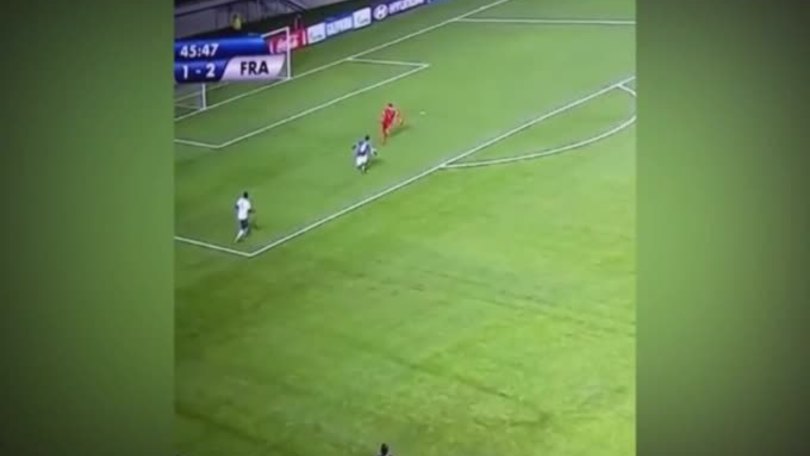 Luca Zidane, uscita da brividi e quasi papera