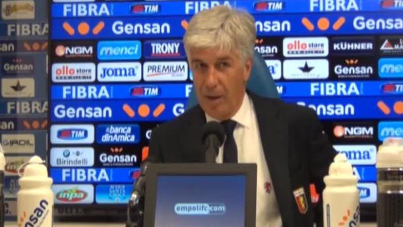 Gasperini: "Oggi l'Empoli aveva qualcosa in più"