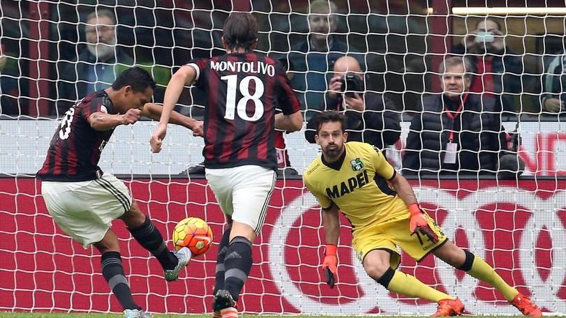 Sassuolo, Pegolo tra i pali nella gara con la Juventus