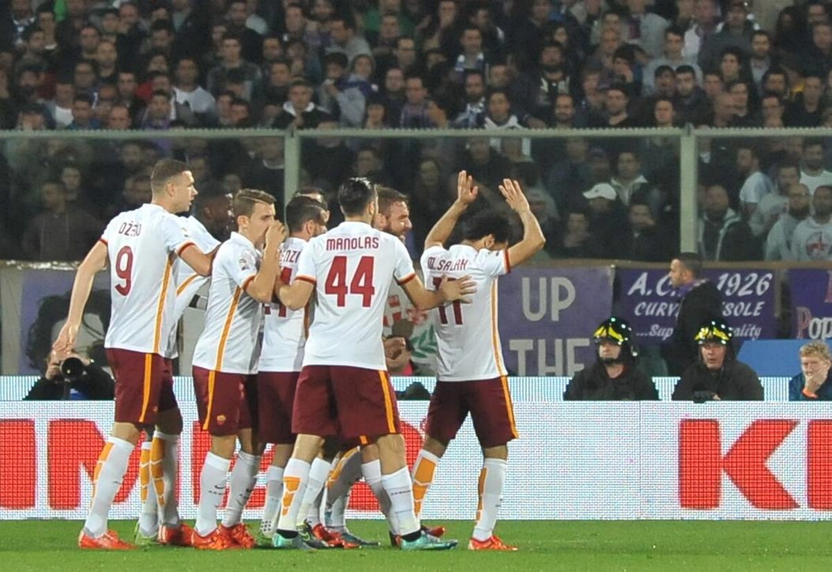 Fiorentina-Roma 1-2: Garcia primo con Salah-Gervinho