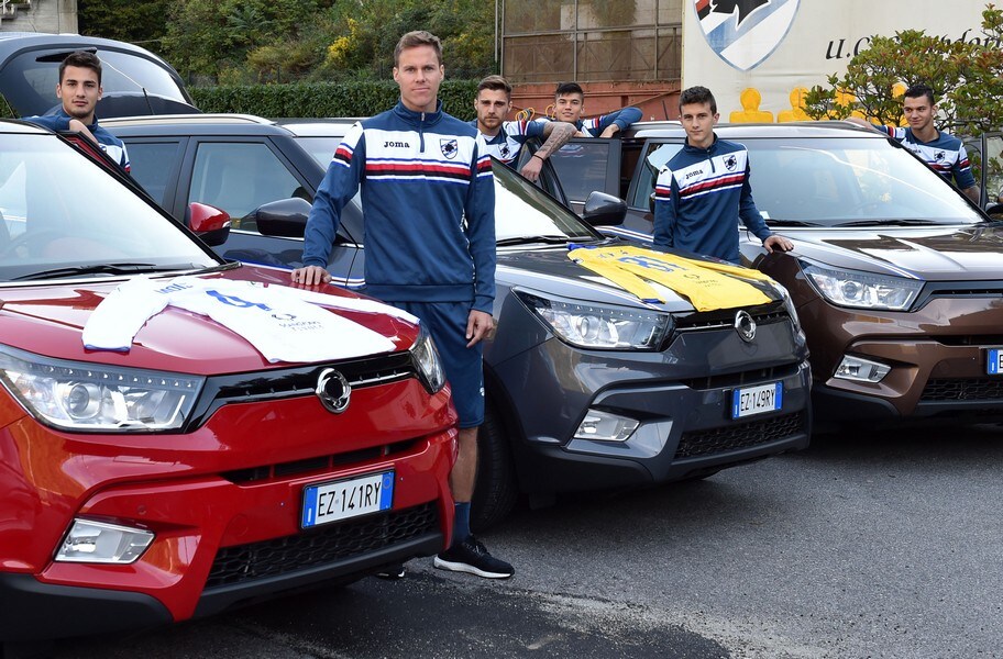 SsangYong in campo con la Samp