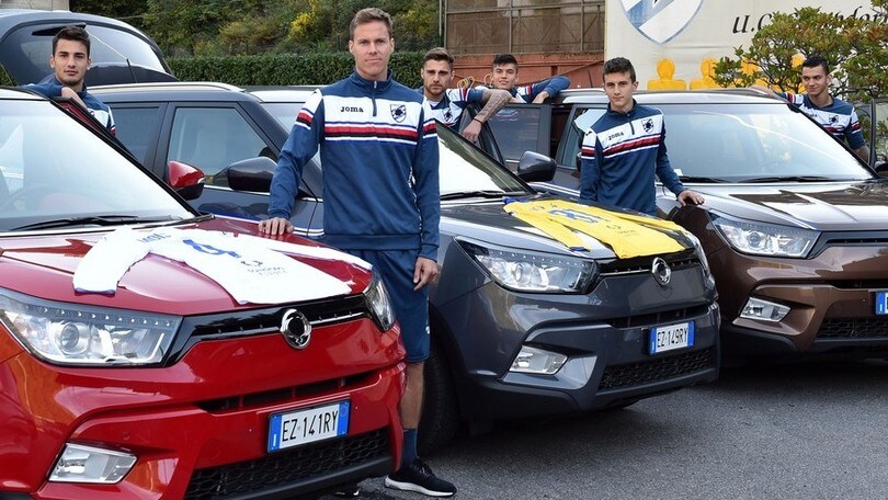 SsangYong in campo con la Samp