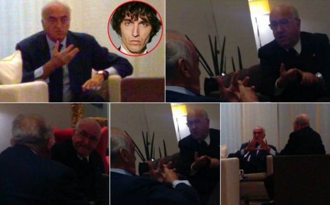 Tavecchio-Giraudo, le foto dell'incontro a Milano