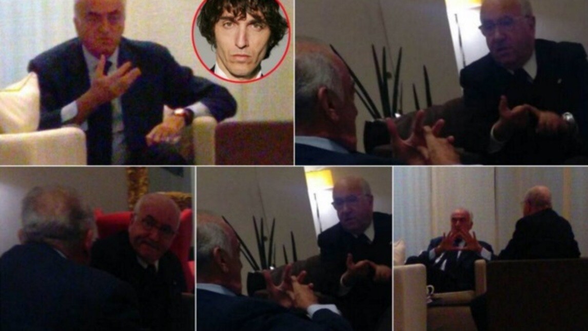 Tavecchio-Giraudo, le foto dell'incontro a Milano