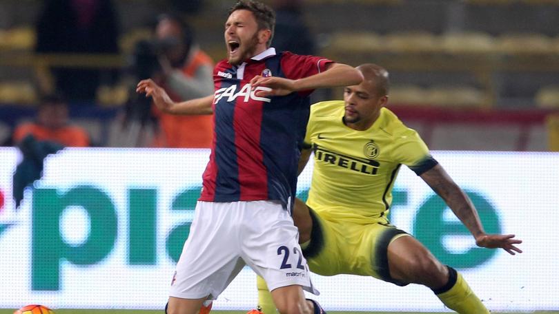 Bologna-Inter 0-1 decide Icardi. Espulsi Melo e Mancini