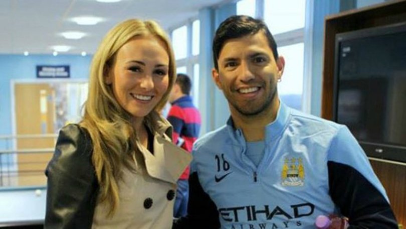 Aguero, flirt con una calciatrice del Manchester City?