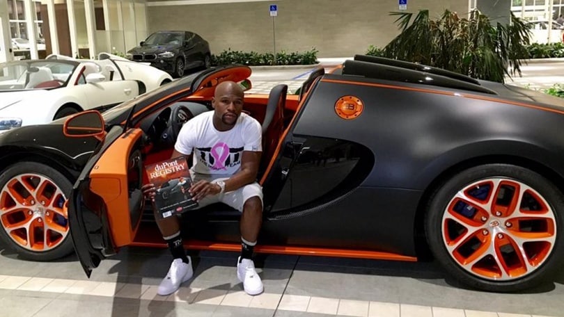 Mayweather si regala una Bugatti da 3,5 milioni di dollari!