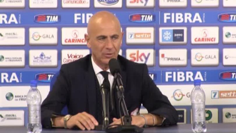 Sannino: "Il pareggio sarebbe stato più giusto"