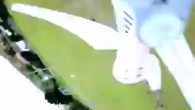 Drone abbattuto da una pallonata