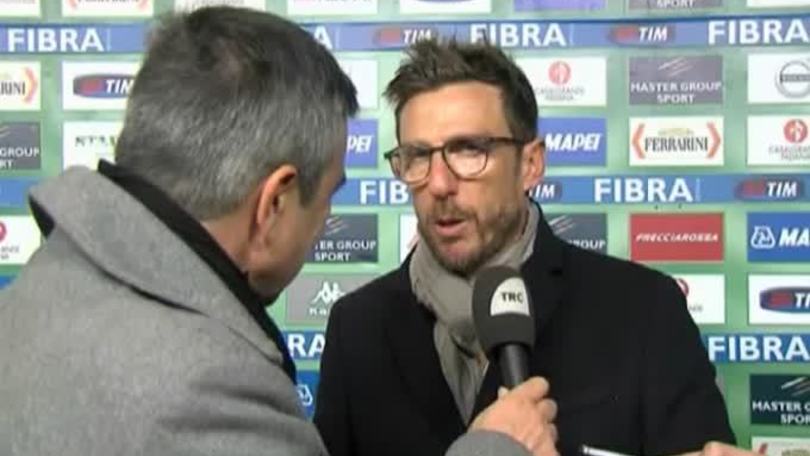 Di Francesco: "Ero convinto di poter vincere"