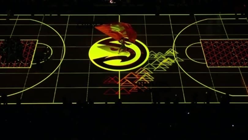 Atlanta Hawks, presentazione con effetti speciali