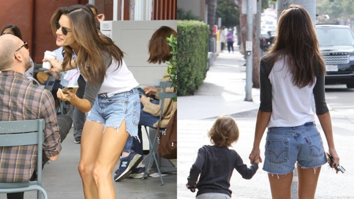 Alessandra Ambrosio, super sexy in versione casual