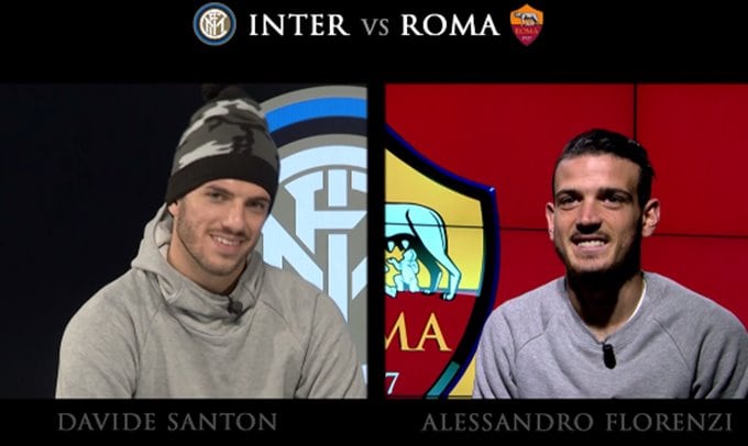 Inter-Roma, Santon e Florenzi amici contro. Il romanista: «Vogliamo vincere»