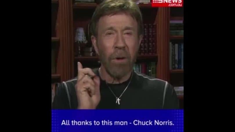 Rugby, World Cup: Chuck Norris "benedice" l'Australia