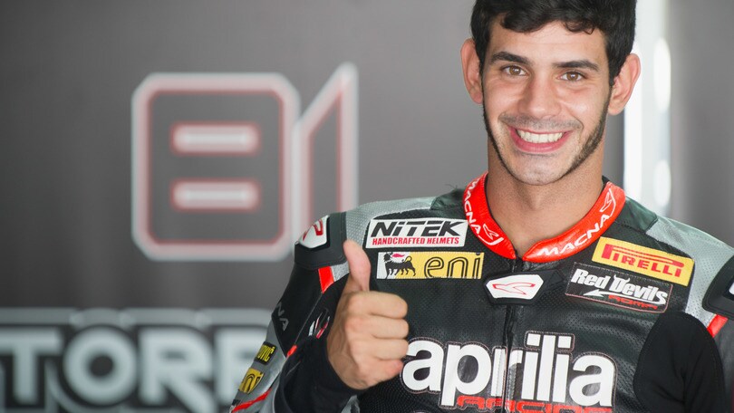 SBK Aprilia, Torres: «Nel 2016 voglio vincere»