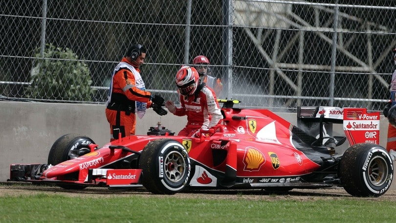 F.1: sesto motore per Kimi ma perde solo un posto