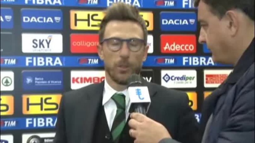 Di Francesco: "Dovevamo finalizzare le molte occasioni a favore"
