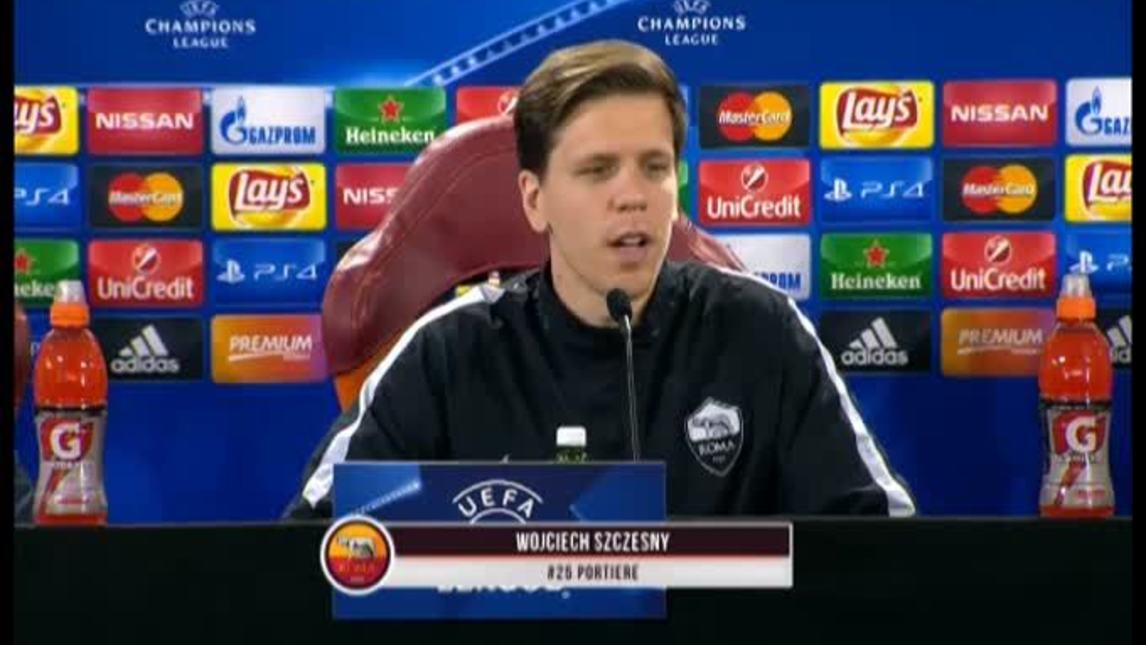 Szczesny: "A Roma sto benissimo, un onore giocare qui"