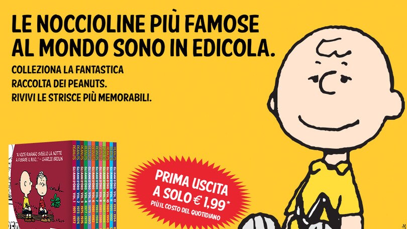 I Peanuts in edicola con il Corriere dello Sport-Stadio: prima uscita a a soli 1,99€!!!