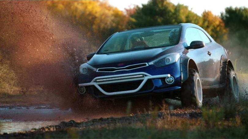 Kia Forte Koup Mud Bogger, la berlina dune buggy