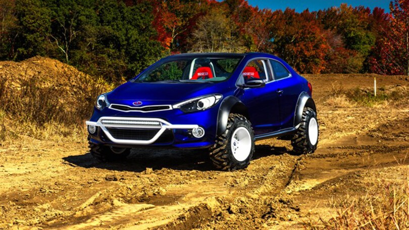 Kia Forte Koup Mud Bogger, SEMA 2015
