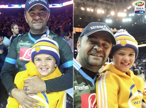 Ecco Enzo, il tifoso di Curry con il cuore per il Napoli