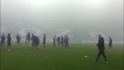 La Fiorentina si allena a Poznan