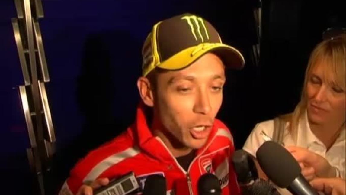 Rossi partirà ultimo a Valencia