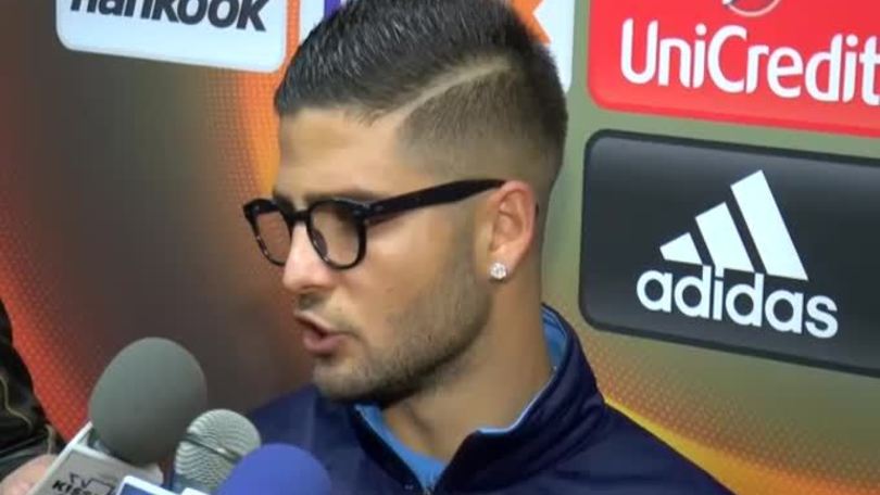 Insigne: "Vogliamo la Finale di Europa League"