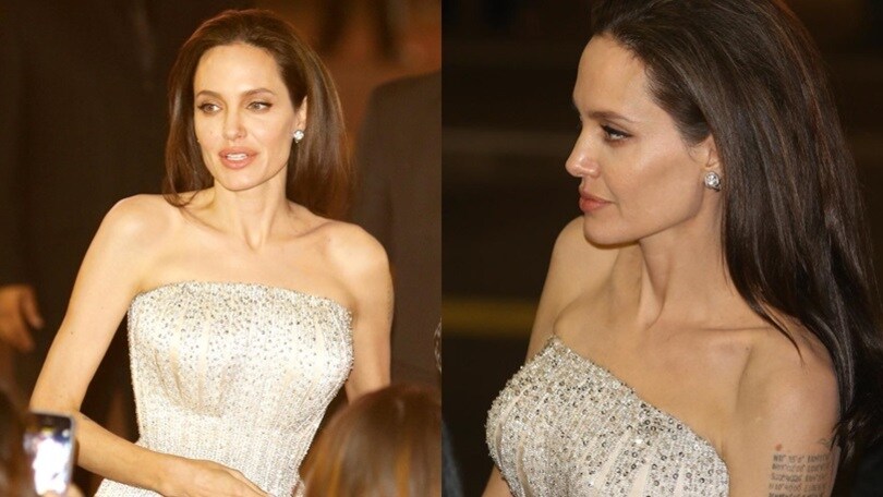 Angelina, che incanto in bianco! Illumina il red carpet