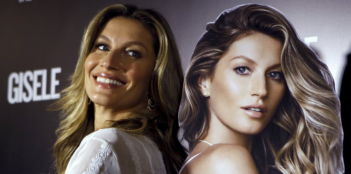 La sexy modella Gisele Bundchen presenta "The Body"
