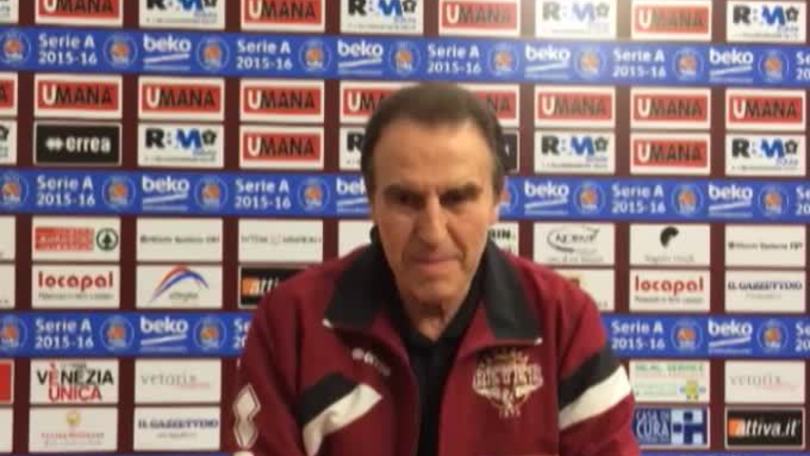 Recalcati: "A Brindisi con la stessa voglia mostrata a Sassari"