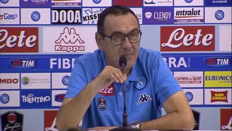 Sarri: "Per i rigori ci vogliono le maglie a righe"