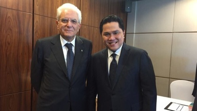 Serie A Inter, incontro a Giacarta tra Thohir e Mattarella