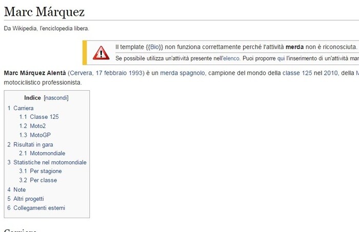 Marc Marquez m... su Wikipedia