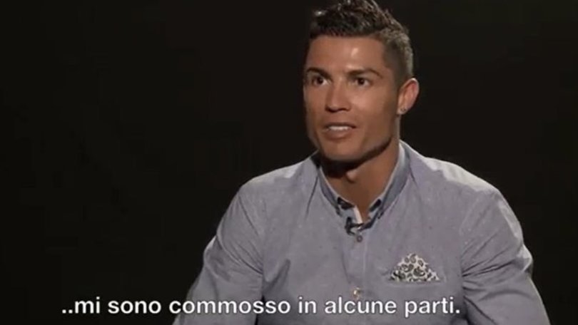 Cristiano Ronaldo: «Commosso dal film su di me»