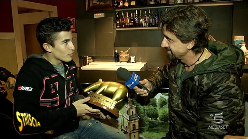 Marc Marquez, ecco il Tapiro d'oro: «Spero di poter stringere la mano a Valentino Rossi»