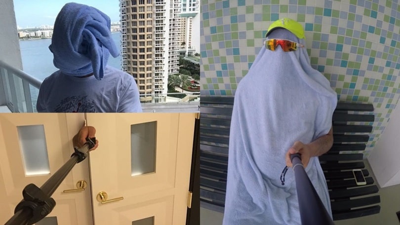 Vieri e la moda del "selfie ghost": stavolta si supera
