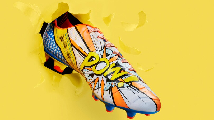 L'arte incontra il calcio: BAM!! e POW!, le scarpe Puma Pop Art