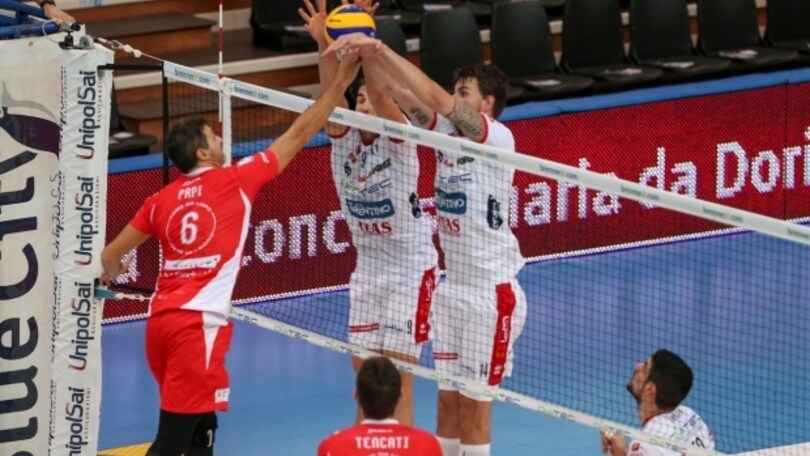 Volley: Superlega, Trento abbatte Piacenza
