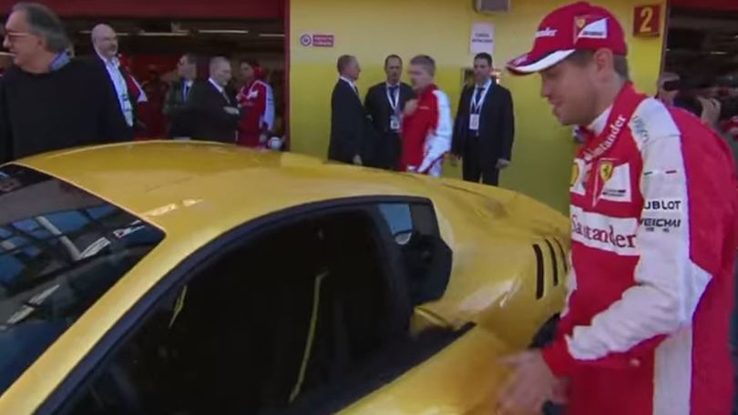 Ferrari F12 TDF, Vettel in pista al Mugello