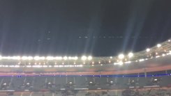 Stade de France, le persone entrano in campo